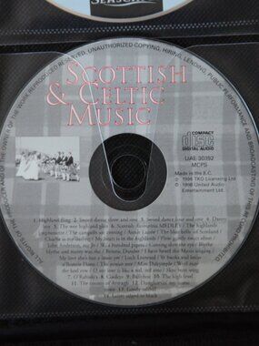 Scottish and Celtic Music CD